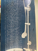 Grohe 278672431 Retro-Fit 2.5 GPM Shower System with Multi Function Shower Head, Slide Bar, Single Function Hand Shower, and 17-11/16" Swivel Shower Arm - Matte Black