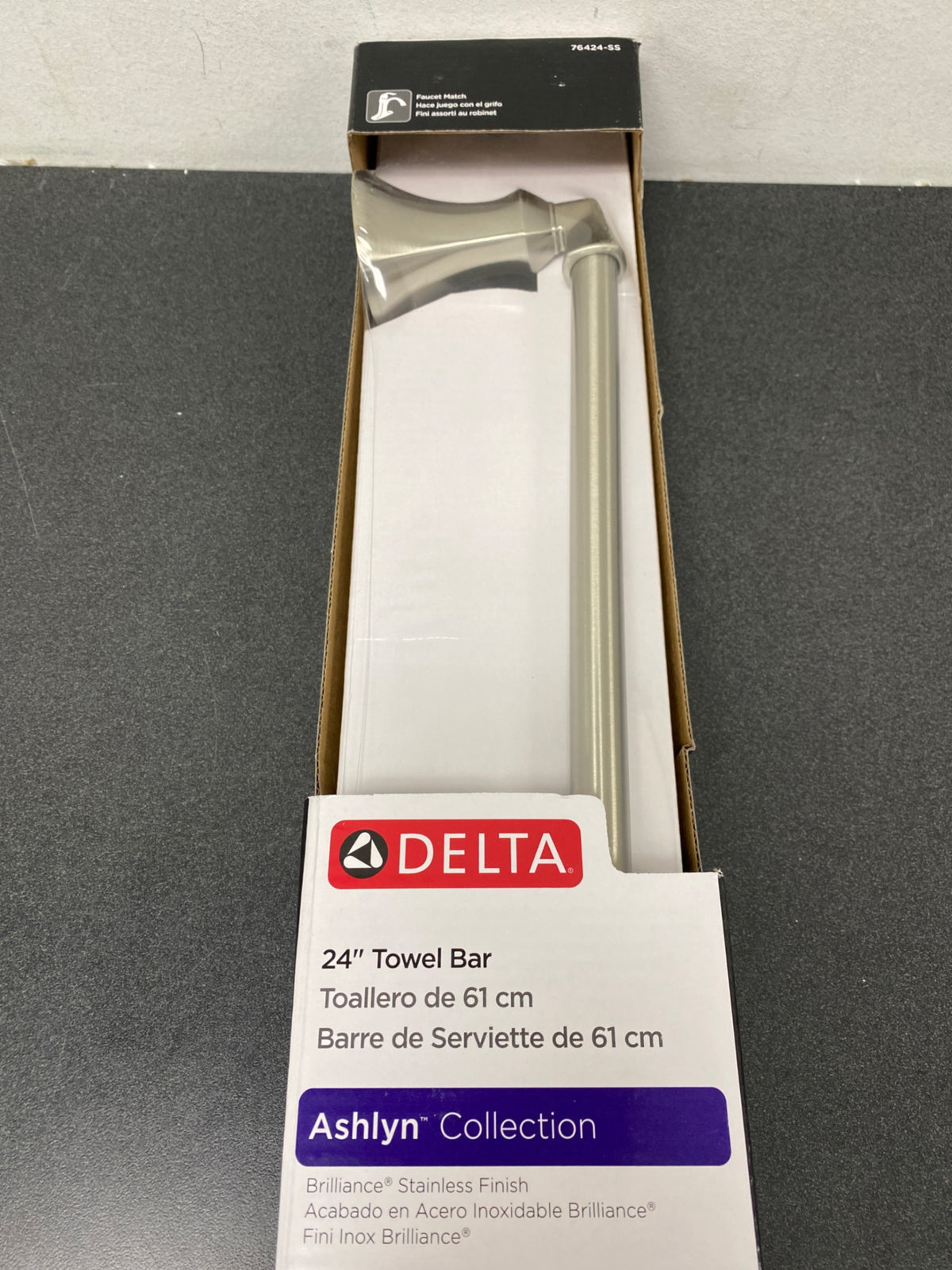 Delta 76424-SS Ashlyn 24" Towel Bar - Brilliance Stainless