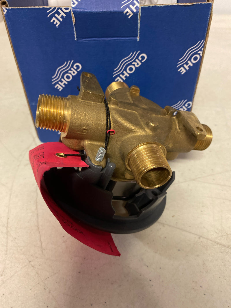 GROHE GrohSafe 3.0 1/2 in. Universal Inlets/Outlets Pressure Balance Rough-In Valve with Service Stops-35110000