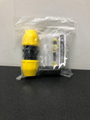 Home-flex 18-429-007 3/4 in. IPS DR 11 Underground Yellow Poly Gas Pipe Coupler