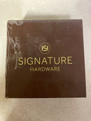 Signature Hardware SHLETRCP Lexia 6-1/2" Wall-Mounted Towel Ring - Chrome