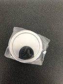 Schwinn Hardware 53469 Zamac Cable Grommet with Rubber Star Cut Cable Grip for 50mm Diameter Holes - Matte Chrome