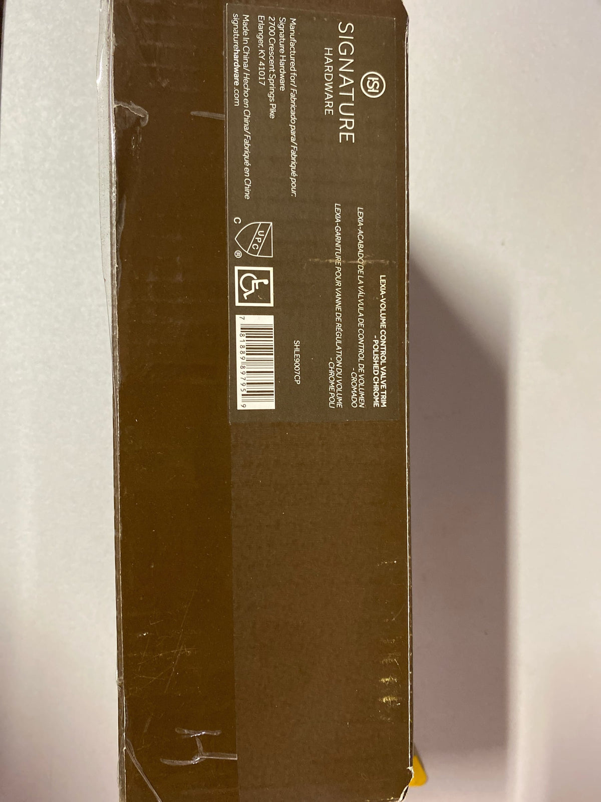 Signature Hardware SHLE9007CP Lexia Volume Control Trim - Less Valve - Chrome