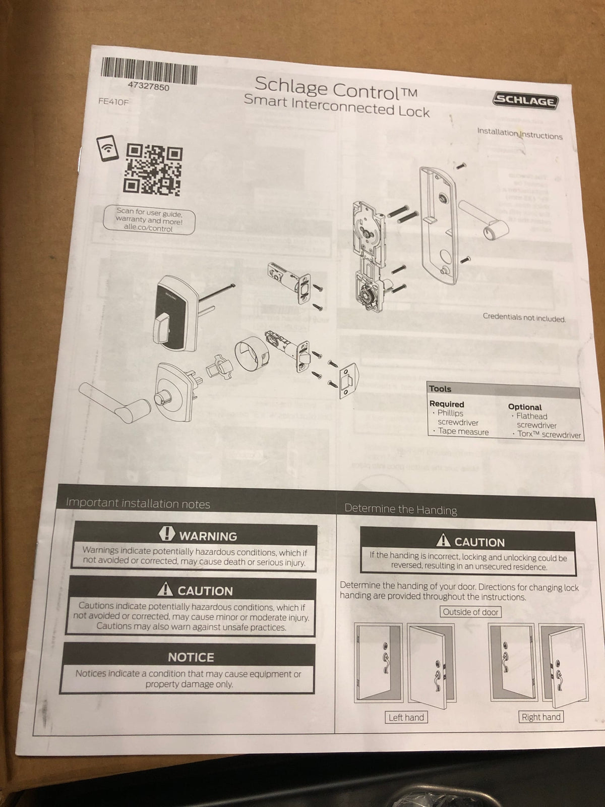 FE410F-GRW-55-LAT-622 FE410F GRW Electronic Mobile Enabled Smart Interconnected Deadbolt Lock, Keyless - Black / LAT (Latitude) / 5-1/2"