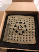 Brizo Brizo Universal Showering: 7" Linear Square H2Okinetic Multi-Function Wall Mount Shower Head - 2.5 GPM - 87406-PN-2.5