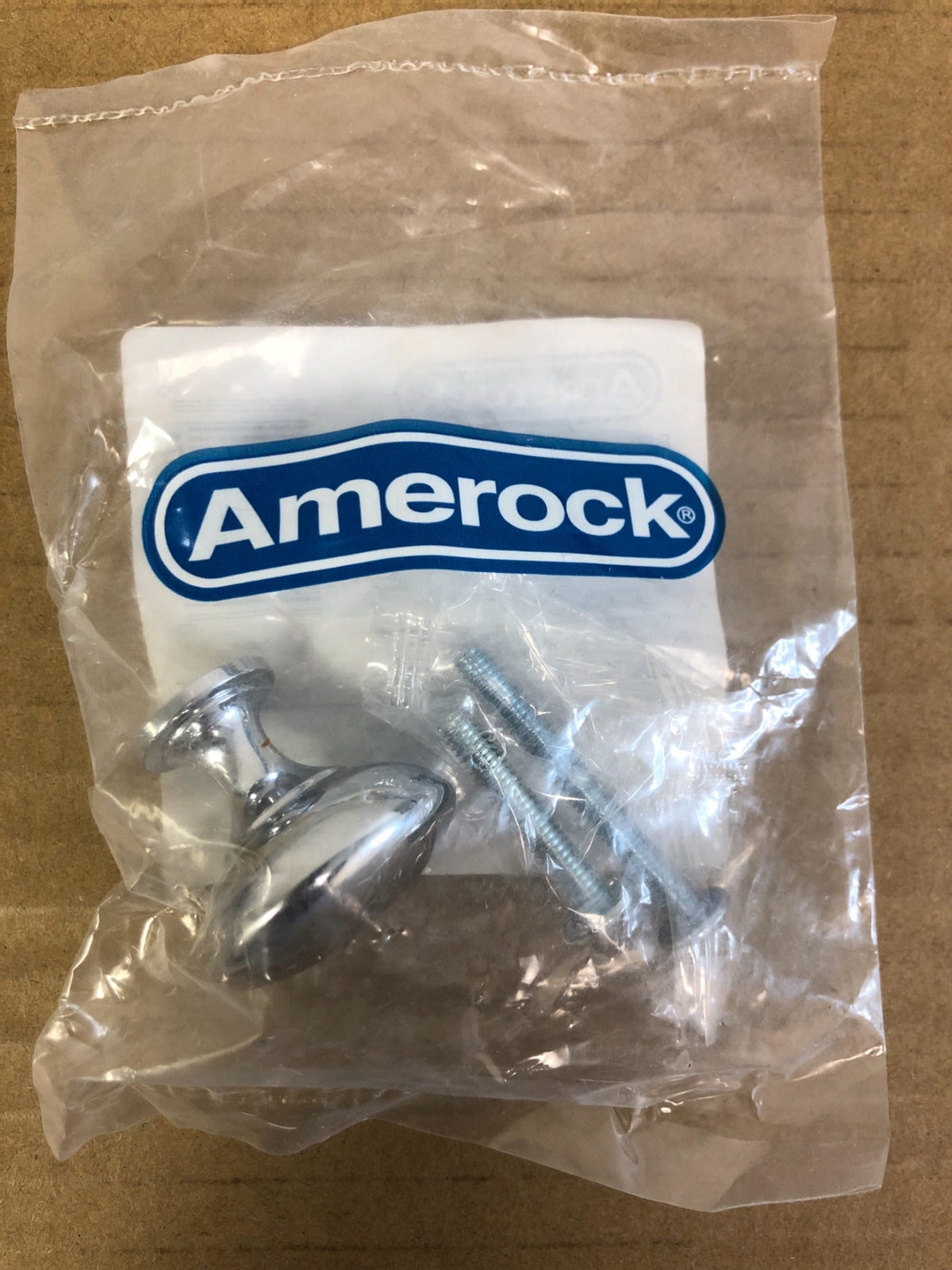 Amerock Edona 1-1/4 Inch Mushroom Cabinet Knob - Polished Chrome