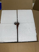 Westinghouse Carmen 1-Light Washed Copper Mini Pendant with Clear Textured Glass Shade-6371500