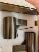 Brizo Litze: Two-Handle Wall Mount Tub Filler Extended Lever Handle Kit - HL70435-SL