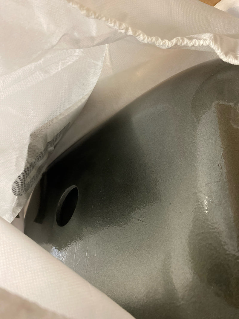 Vigo Onyx 17-7/8" Rectangular Glass Vessel Bathroom Sink