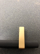 Alno A2902-6-CHP/MB Vita Bella 6" Center to Center Modern Knurled Cabinet Bar Handle / Drawer Bar Pull - Made in Italy - Champagne / Matte Black