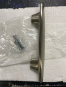 Belwith Keeler B079714-14 Pebble 3-3/4" (96mm) & 5-1/16" (128mm) Dual Center to Center Organic Zen Cabinet Handle / Drawer Pull - Polished Nickel