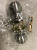 Miseno MLK3020SN Urbanna Ball Privacy Door Knob Set - Satin Nickel