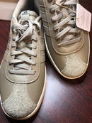 Adidas Men's VL Court 3.0, Clay/Clay/white sole, 11 Suede toed stylish