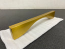 Belwith Keeler B076151-BGB Channel 6-5/16 Inch (160 mm) Center to Center Modern Bauhaus Cabinet Handle / Drawer Pull - Brushed Golden Brass