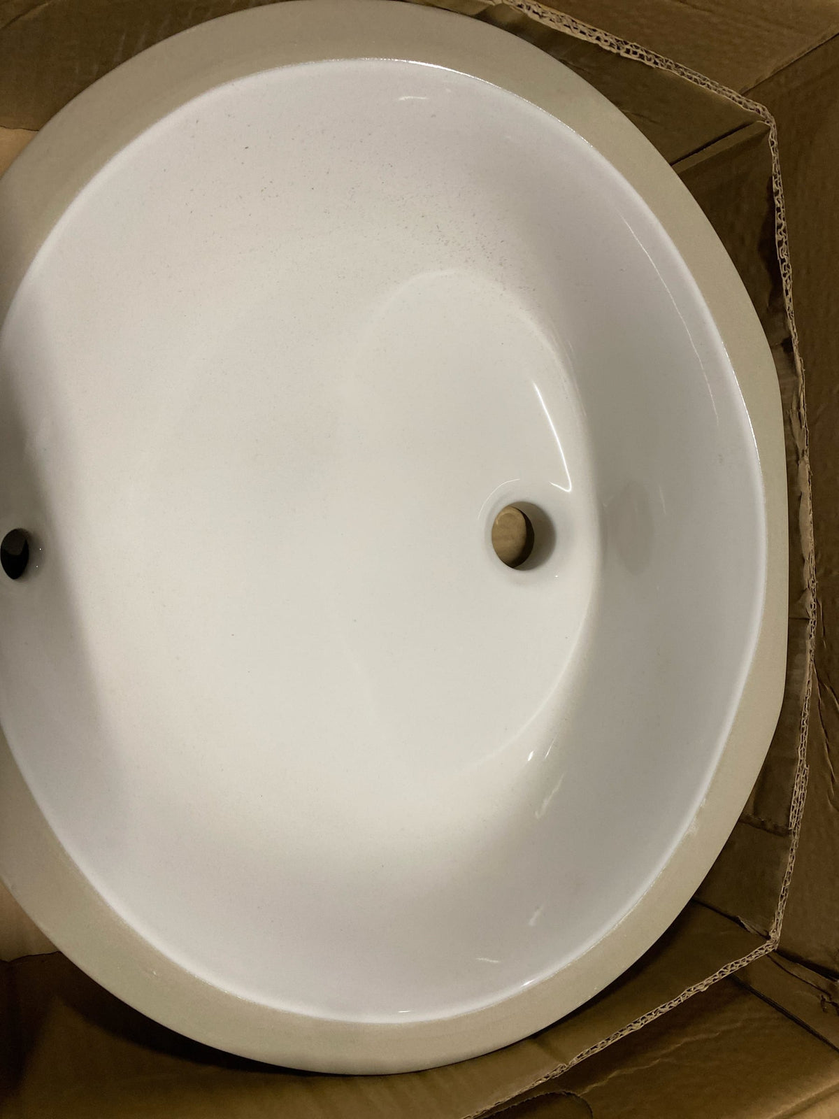 Signature Hardware SHU1714WH Mangrove 20" Oval Vitreous China Undermount Bathroom Sink - White