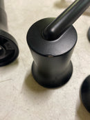 Delta Faucet Trinsic Roman Tub Trim - Roman Tub Faucet for Relaxing Baths - 3-Hole Installation - 2-Handle Design - Contemporary Bathroom Faucet - Matte Black, T2754-BL (Rough Sold Separately)