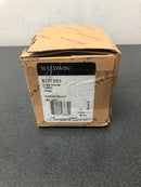 Baldwin 8231033 Traditional Solid Brass Single Cylinder Keyed Entry Deadbolt from the Estate Collection - Vintage Brass