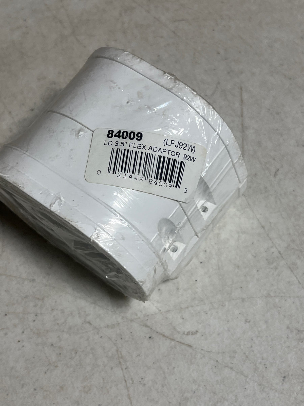 White 3.5" Flex Adaptor Lineset Covers by Fortress