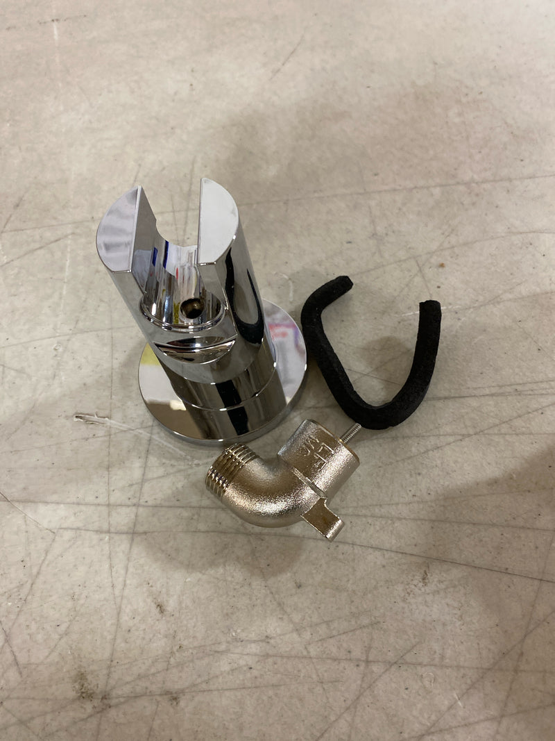 Grohe 28629001 Tempesta Wall Supply Elbow with Hand Shower Holder - Starlight Chrome