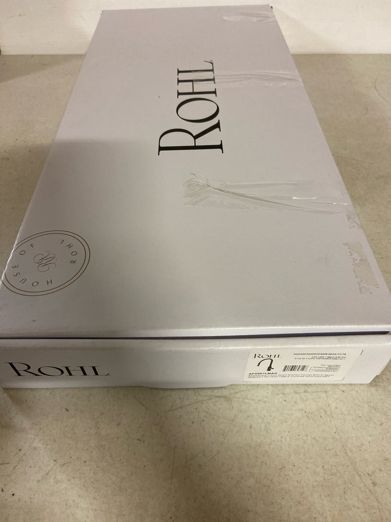 Rohl AP55D1LMAG Apothecary 1.8 GPM Single Hole Pull Down Kitchen Faucet - Antique Gold