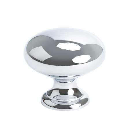 Berenson 9950-103-P Plymouth 1-1/4 Inch Classic Round Cabinet Knob / Drawer Knob - Polished Brass