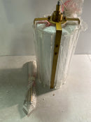 Z-Lite 3036P8-RB Alverton Pendant, 1-Light 100 Watts, Rubbed Brass