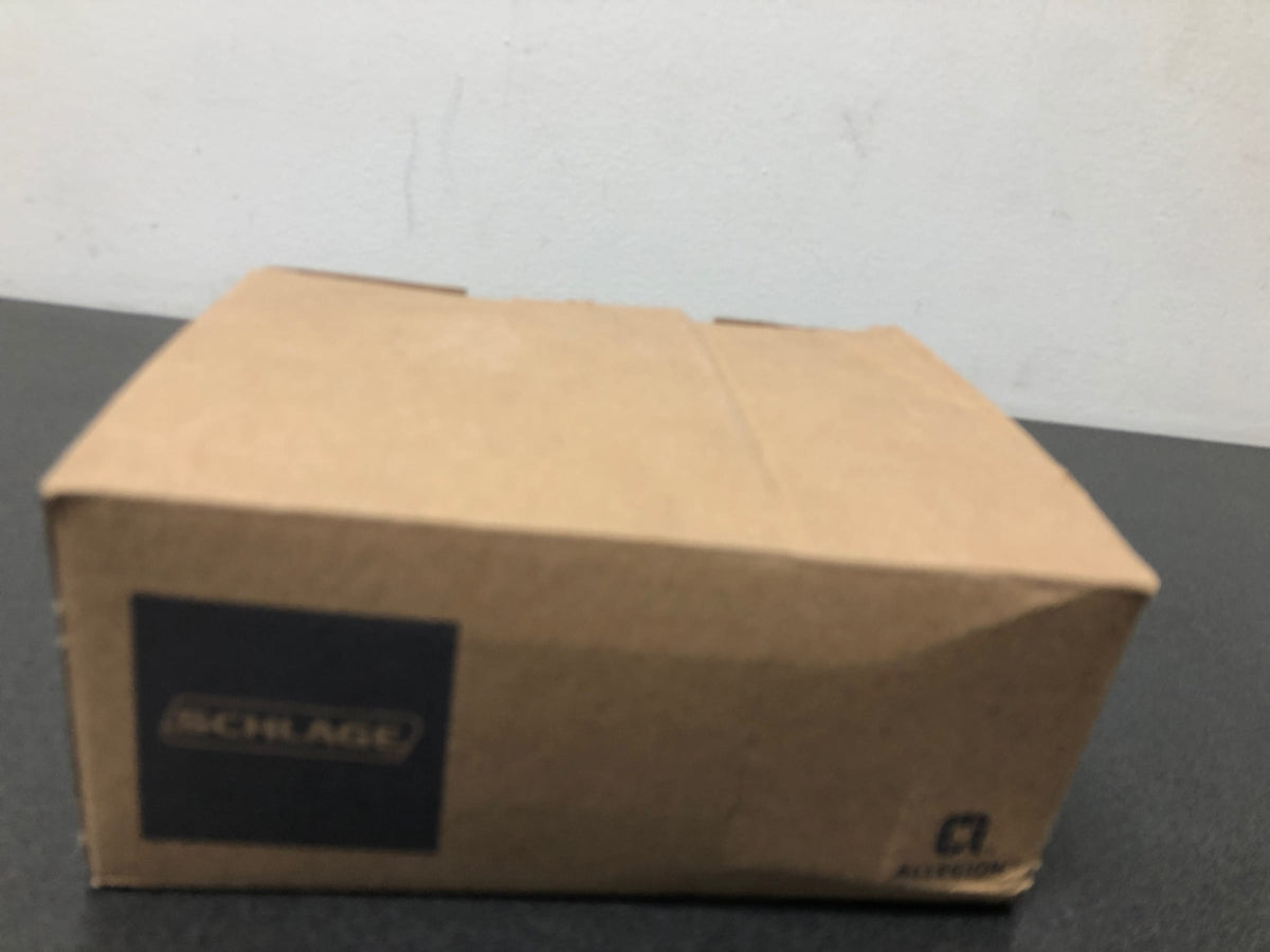 Schlage FC21PEN622GEE Custom Pennant Passage or Privacy Door Lever Set with Greene Trim - Matte Black