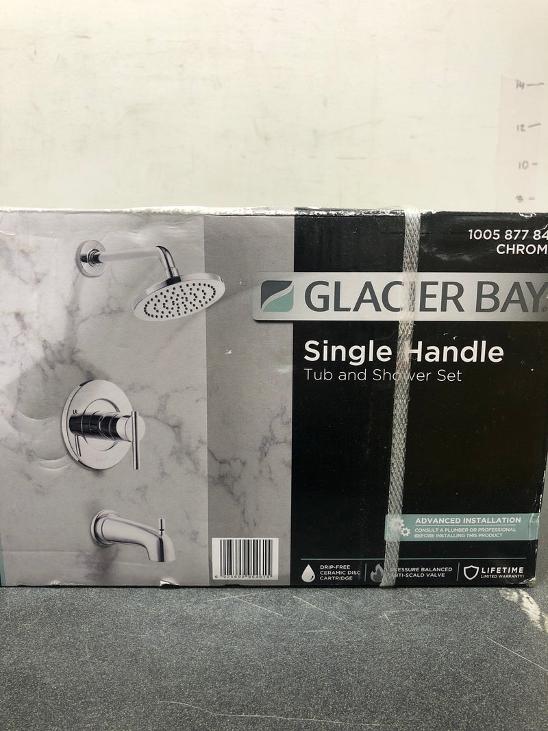 Glacier bay HD873X-5D01 Dorind Single-Handle 1-Spray Tub and Shower Faucet 1.8 GPM in Chrome (Valve Included)