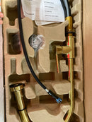 Signature Hardware SHXCRD107PB Ridgeway 1.8 GPM Single Handle Pull-Down Kitchen Faucet - Polished Brass
