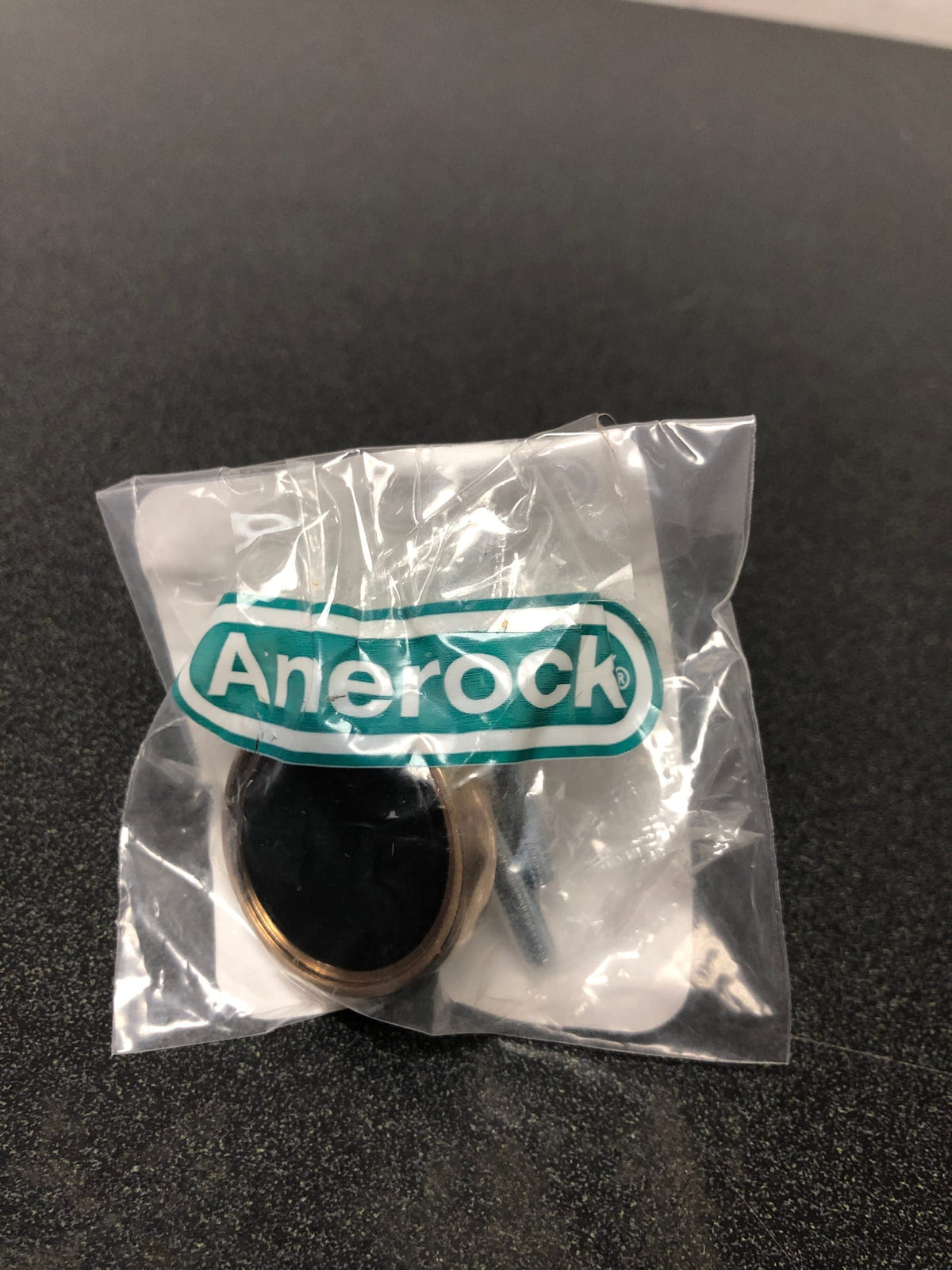 Amerock BP36857FBCZ Mergence 1-3/8 Inch Mushroom Cabinet Knob - Matte Black / Champagne Bronze