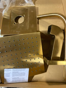 PROFLO PF9830G2BG Kelper Shower Only Trim Package with 1.8 GPM Single Function Shower Head with Slip Fit Tub Spout - Brushed Gold