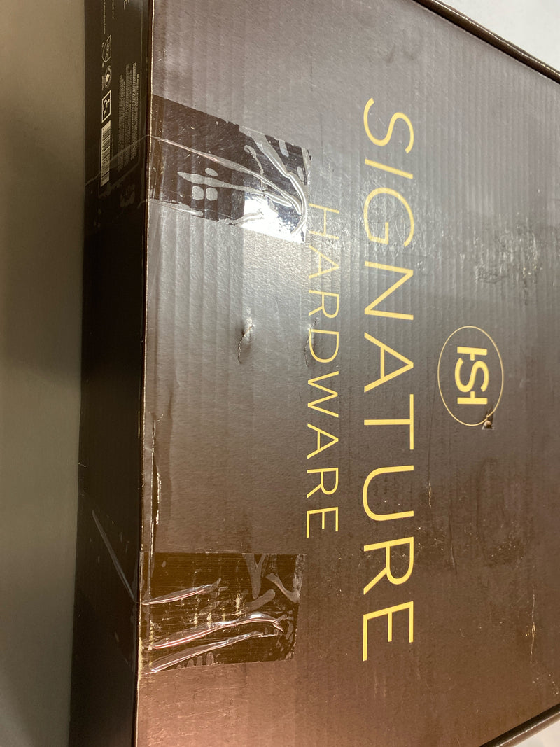 Signature Hardware Beasley 4-Hole Roman Tub Faucet w/Hand Shower SHBE4RTG2ZBN