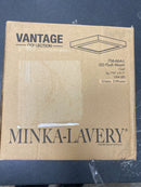 Minka Lavery 706-66A-L Vantage 7.5" Wide Square LED Flush Mount Ceiling Fixture - Coal