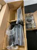 Emtek 4818HLORHUS10B Sgl Cyl, Davos Tub Ent, Helios Lever, RH, US10B