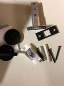 Linnea PL52R-AD-PR-SBL 2-1/16" Wide Round Privacy Pocket Door Lock - Satin Black