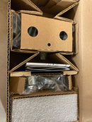 Baldwin PSTUBCFR190 Tube Passage Door Lever Set with 5 Inch Rectangle Rose from the Reserve Collection - Satin Black