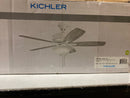 Kichler 330347NI Terra Select 52" Ceiling Fan w/LED Lights & Pull Chain, Brushed Nickel