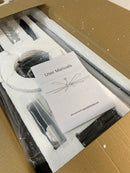 Hinnixy Y23FSD0018-1801 72 in. Indoor Matte Black 3-Colors LED 6-Speeds Ceiling Fan with Dual-Finish Blades and Light Kit and Remote Control