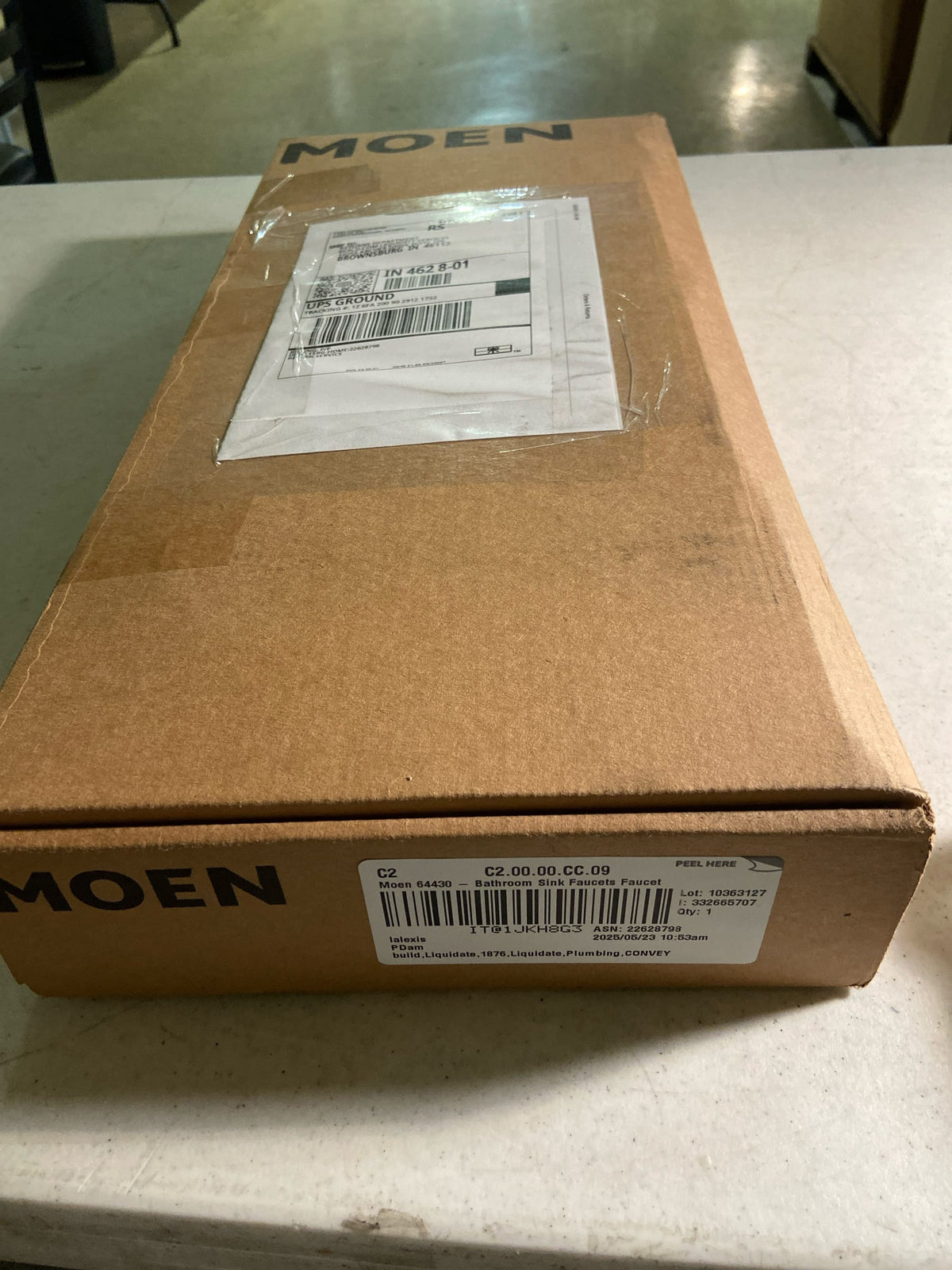 Moen 64430 Jase 1.2 GPM Single Hole Bathroom Faucet with Pop-Up Drain Assembly - Chrome