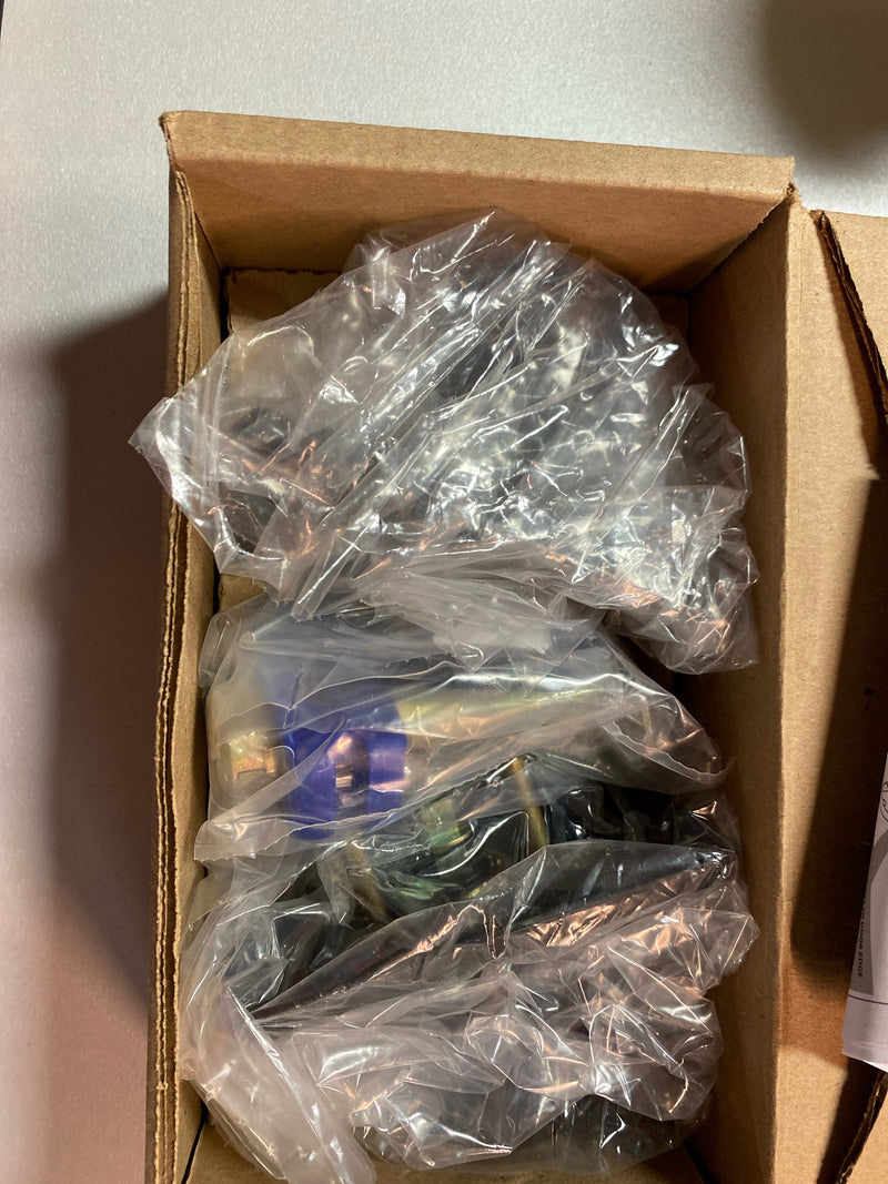 Emtek 8221PUS10B Providence Privacy Door Knob Set with Rectangular Rose from the Brass Classic Collection - Oil Rubbed Bronze