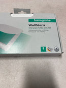 Hansgrohe 27928700 WallStoris Wall Mounted Euro Toilet Paper Holder with Shelf - Matte White