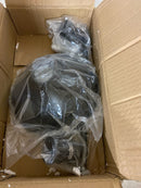 Goyeel VL2102BK 20.5 in. 2-Light Matte Black Modern Vanity Light with Metal Shades for Bathroom