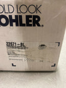 Kohler K-22671-BL Clearflo Round Brass Tile-in Shower Drain - Matte Black