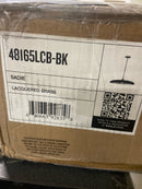 Hinkley Lighting 48165LCB-BK Sadie 24" Wide Pendant - Lacquered Brass / Black