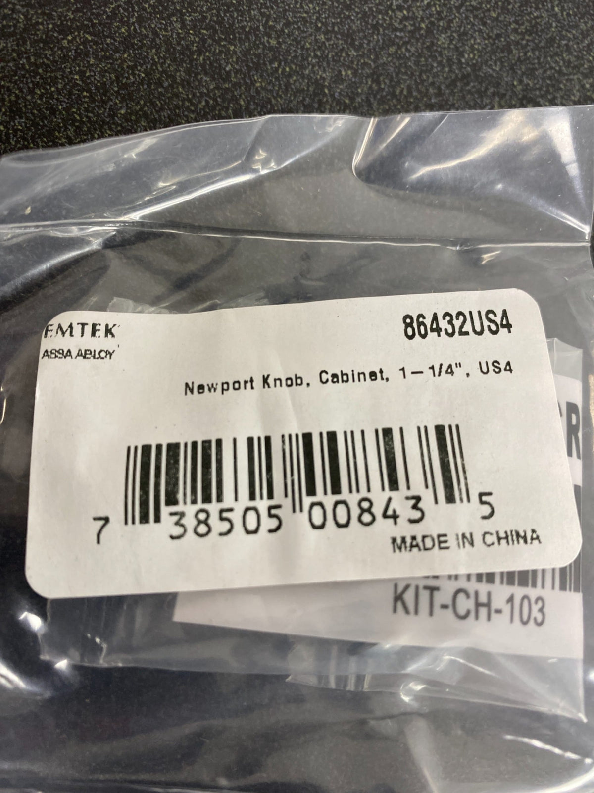 Emtek 86432US4 American Designer 1-1/4 Inch Mushroom Cabinet Knob - Satin Brass