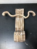 Bella depot FC4050-6H Farmhouse 6-Light French Country Weathered Wood Candle Style Empire Chandelier