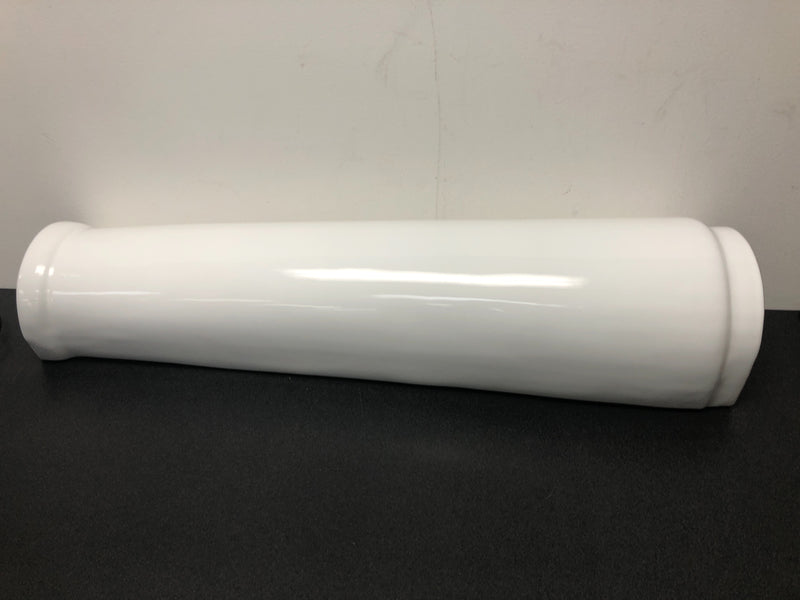 Signature Hardware 273594 Farnham 15-1/2" Vitreous China Pedestal Bathroom Sink with 3 Faucet Holes at 4" Faucet Centers and Sink Overflow - White