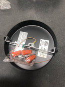 Elegant Lighting LDPD2003 Nora 12" Wide Pendant with an Aluminum Shade - Black