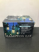 Hampton bay 10328 24-Light 48 ft. Indoor/Outdoor String Light with S14 Single Filament LED Bulbs