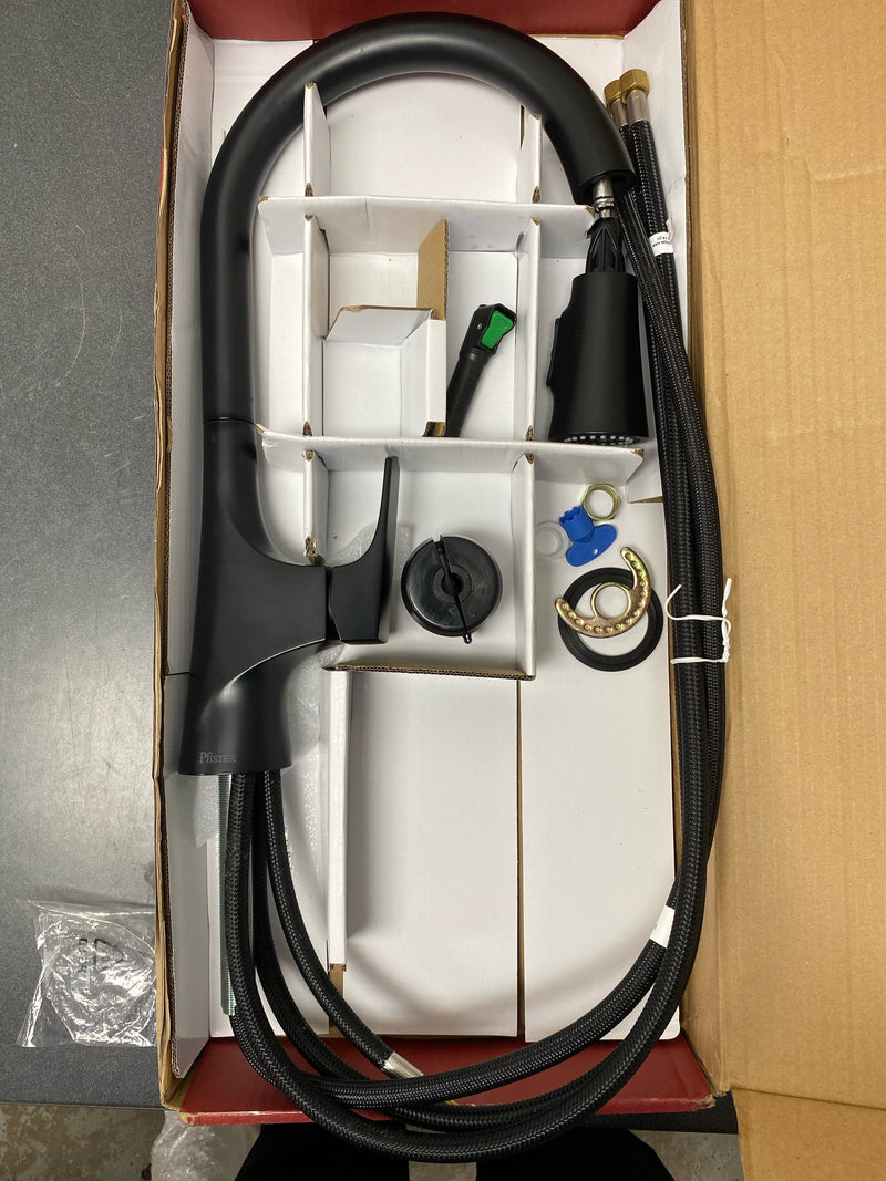 Pfister GT529-NRB Norden 1.8 GPM Single Hole Pull Down Kitchen Faucet - Matte Black